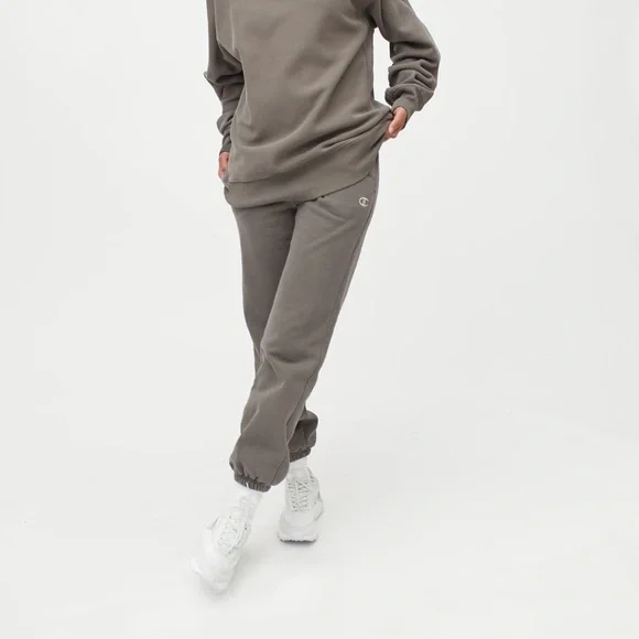 olive green champion reverse weave sweatpants - Picture 3 of 3